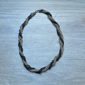 Vintage Seed Pearl and Bead Multi-Strand Necklace